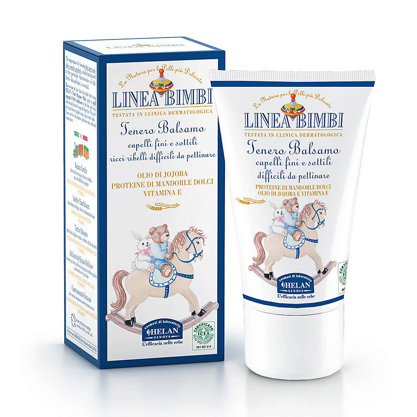 HELAN Детский смягчающий бальзам для волос Linea Bimbi – фото 2