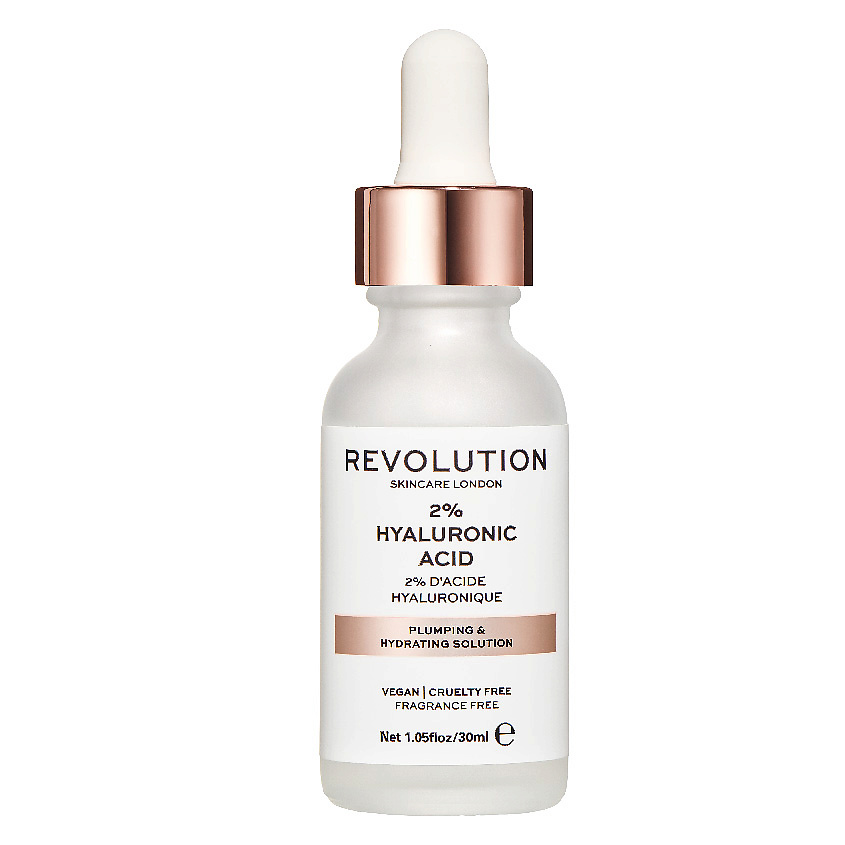 REVOLUTION SKINCARE Сыворотка увлажняющая с Гиалуроновой кислотой 2% – фото 1