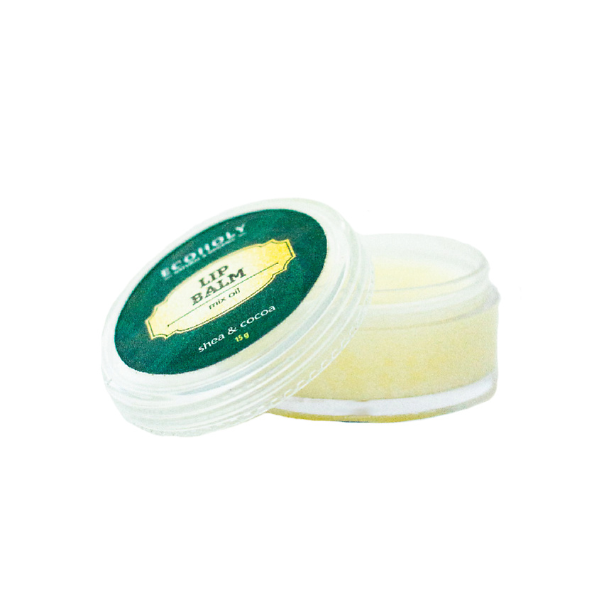 ECOHOLY Бальзам для губ с маслом ши и какао Lip Balm Shea & Cocoa – фото 1