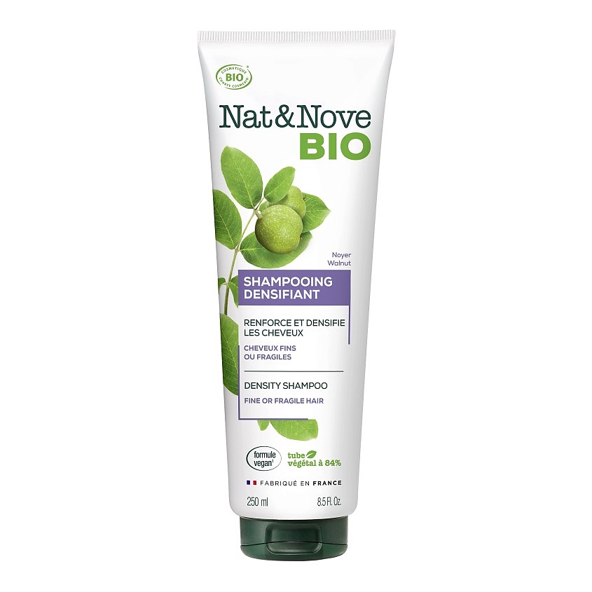 KERANOVE Шампунь для нормальных или ломких волос Грецкий орех Nat & Nove Bio Shampoo – фото 2