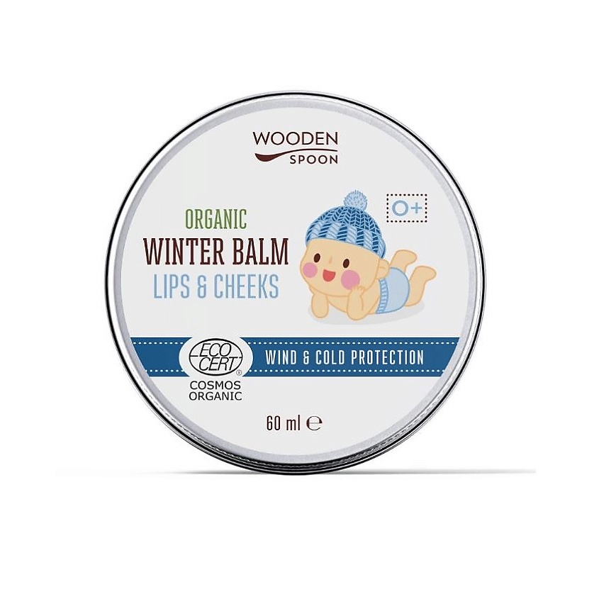 WOODEN SPOON Бальзам для ухода за губами и щеками детский Organic Winter & Cheeks – фото 2