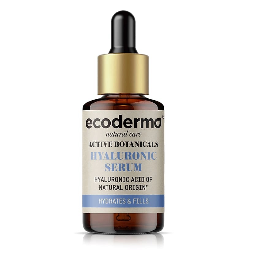 ECODERMA Сыворотка для лица с гиалуроновой кислотой увлажняющая Active Botanicals Hyaluronic Serum – фото 2