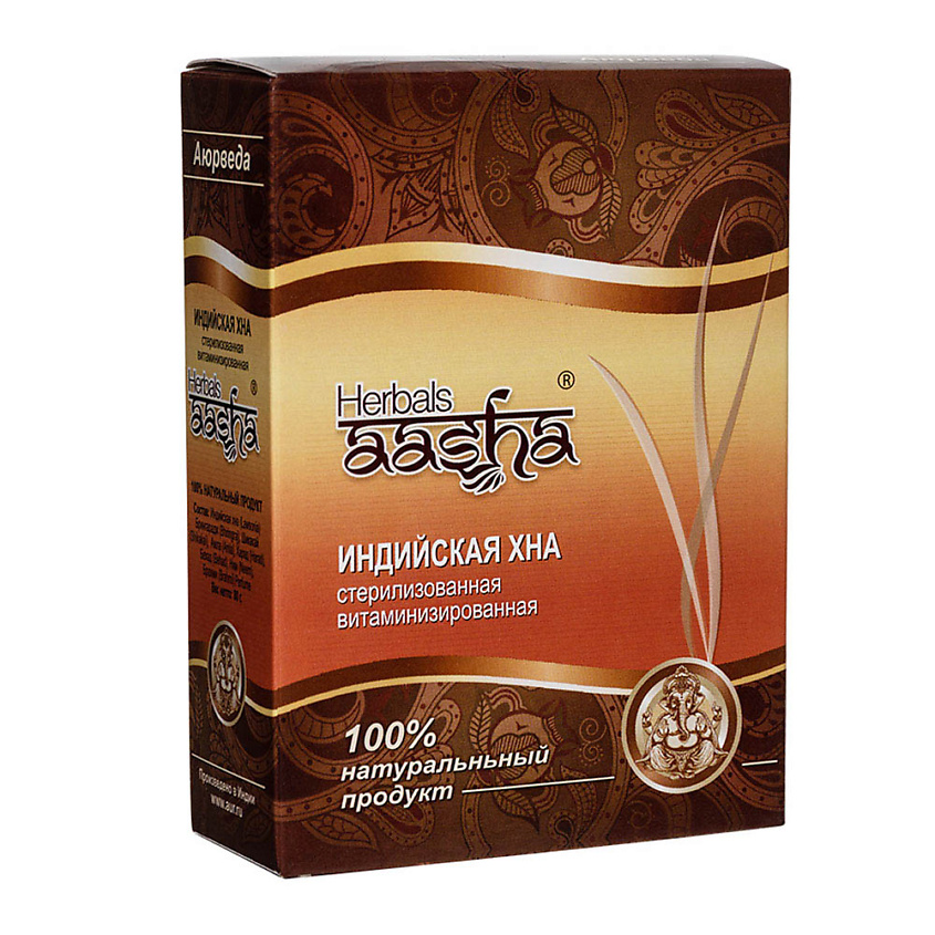 AASHA HERBALS Хна - стерилизованная витаминизированная – фото 2