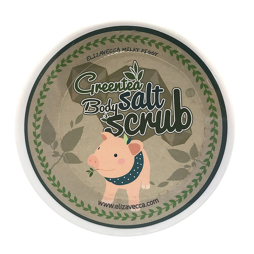 ELIZAVECCA Скраб для тела с морской солью и экстрактом зелёного чая Greentea Salt Body Scrub – фото 2