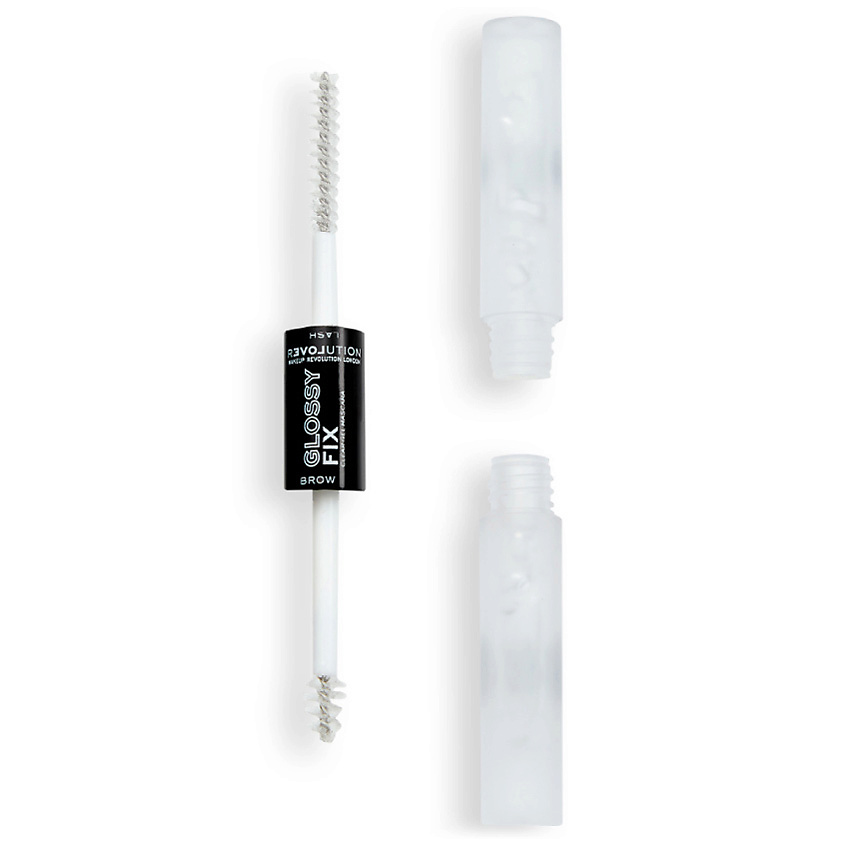 RELOVE REVOLUTION Фиксирующий гель для бровей и ресниц Glossy Fix Clear Brow Gel & Mascara, прозрачный – фото 1