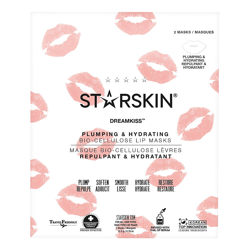 STARSKIN Маска для губ биоцеллюлозная увлажняющая – фото 1