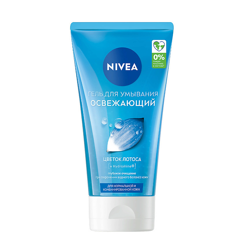 NIVEA Освежающий очищающий гель для умывания для нормальной и комбинированной кожи – фото 1