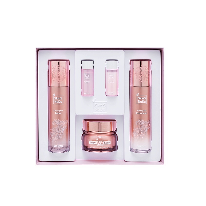 SKINSNODU Подарочный набор подтягивающий, укрепляющий для лица Firming 365 Skin Care Set – фото 1