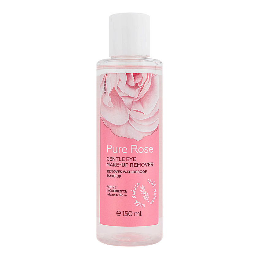 WILD NATURE Средство для снятия макияжа с глаз Pure Rose Gentle eye make-up remover – фото 2