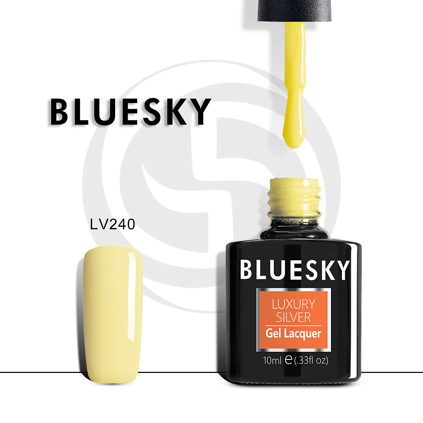 BLUESKY Гель-лак Luxury Silver LV248 – фото 1