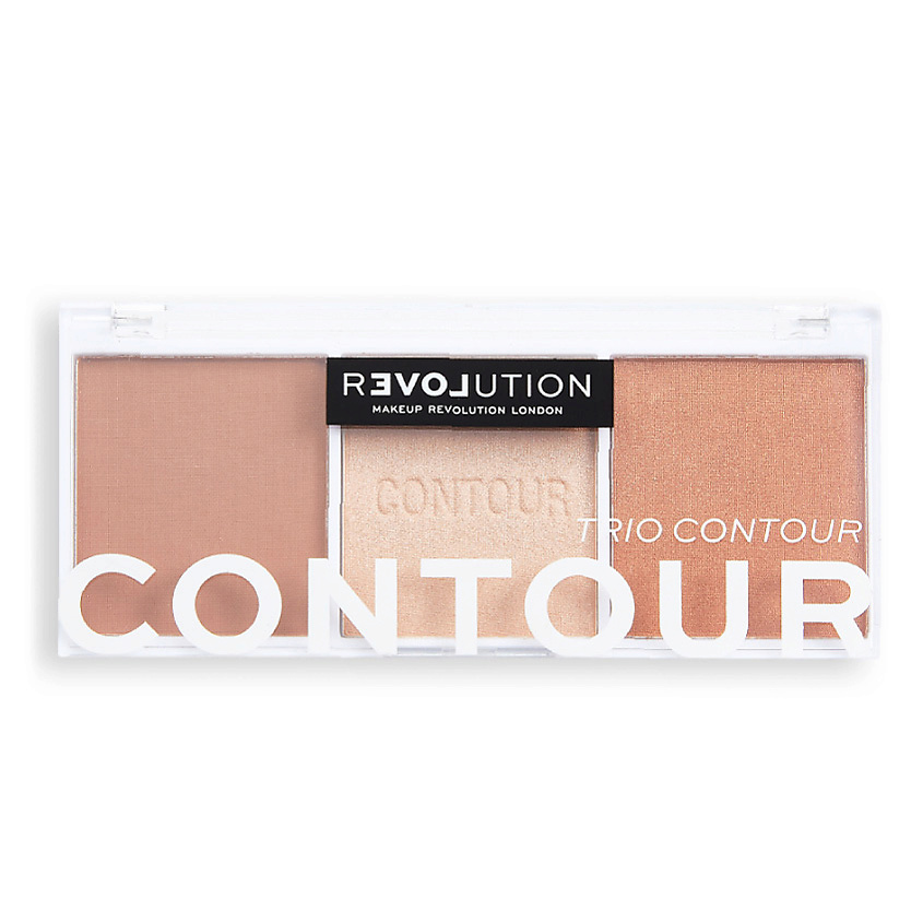RELOVE REVOLUTION Палетка для контуринга лица Colour Play Contour Trio – фото 1