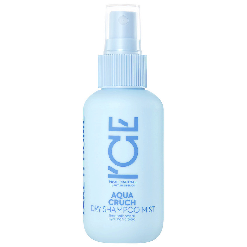 ICE BY NATURA SIBERICA Жидкий сухой шампунь для волос Aqua Cruch Dry Shampoo Mist – фото 1