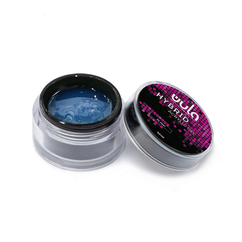 WULA NAILSOUL Гель акриловый Hybrid acrylic gel, тон 01 Clear – фото 2