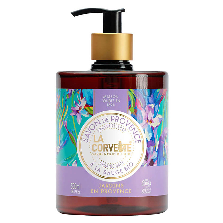 LA CORVETTE Мыло жидкое органическое Сады Прованса Organic Sage Provence Soap – фото 1