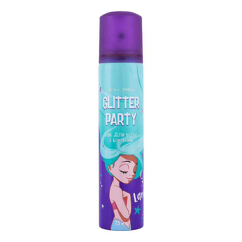 MORIKI DORIKI Лак для волос с блестками детский Glitter Party Lana – фото 2
