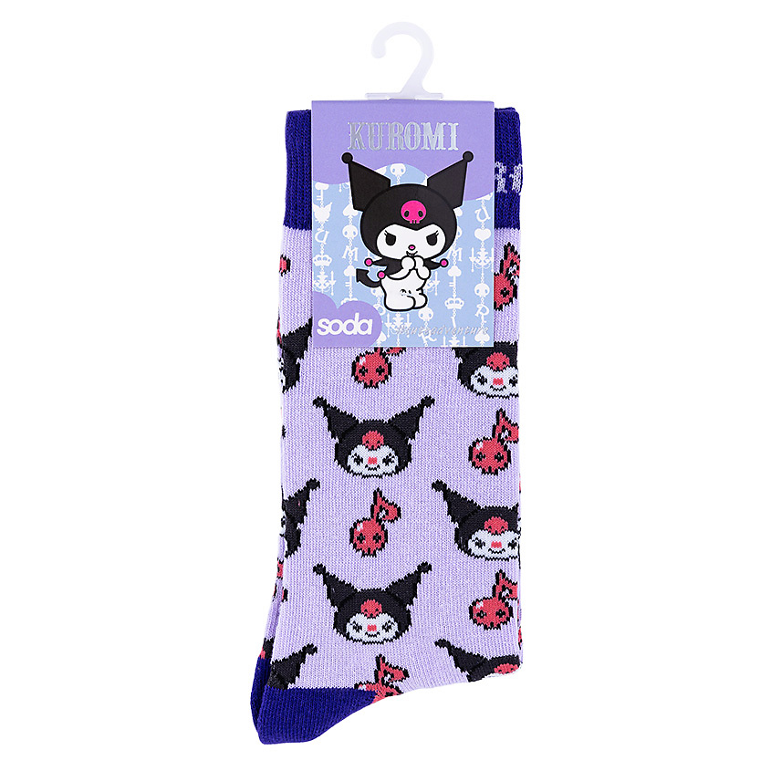 SODA Носки женские фиолетовые KUROMI #cuteadventure – фото 1