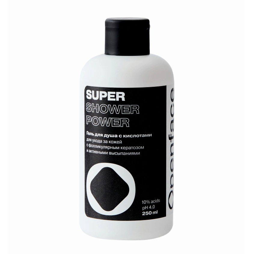 OPENFACE Усиленный гель для душа с кислотами Super Shower Power – фото 2