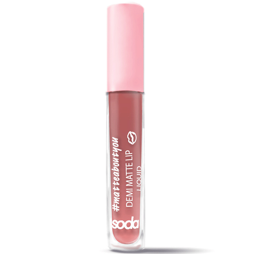 SODA DEMI MATTE LIP LIQUID #matteaboutyou Жидкая матовая помада – фото 1
