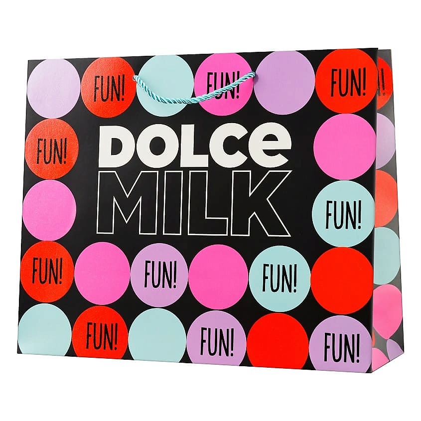 DOLCE MILK Пакет 25 "Горошки" розово-голубой – фото 1