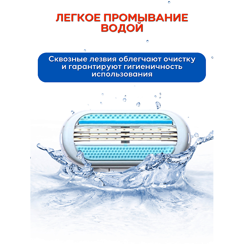 PEARLMAX Confidence Blue Станок для бритья женский – фото 8