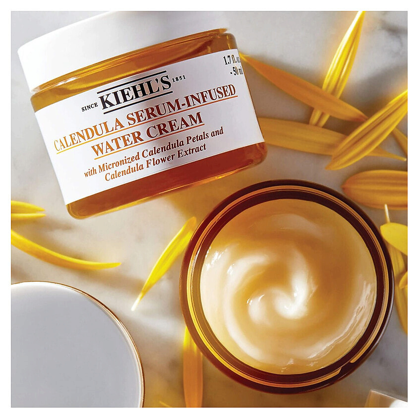 KIEHL'S Увлажняющий и успокаивающий крем Calendula Serum-Infused