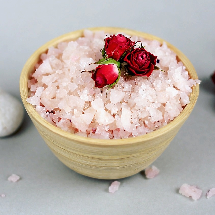 DEEP PINK Крымская розовая соль для ванн с эфирным маслом Розы – фото 2
