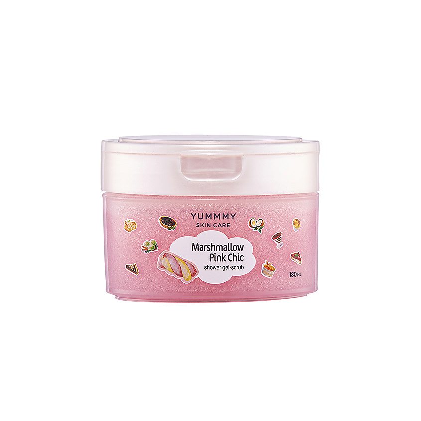 YUMMMY Гель-скраб для душа Pink Chic Marshmallow – фото 2