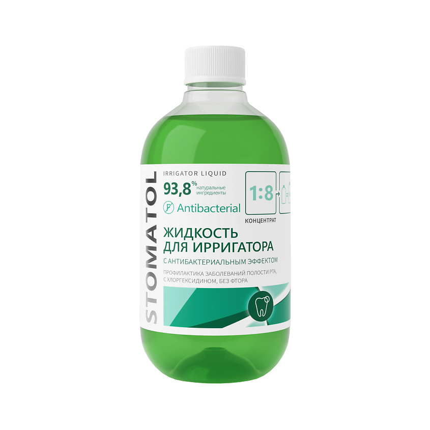 STOMATOL Antibacterial Жидкость для ирригатора с антибактериальным эффектом – фото 1