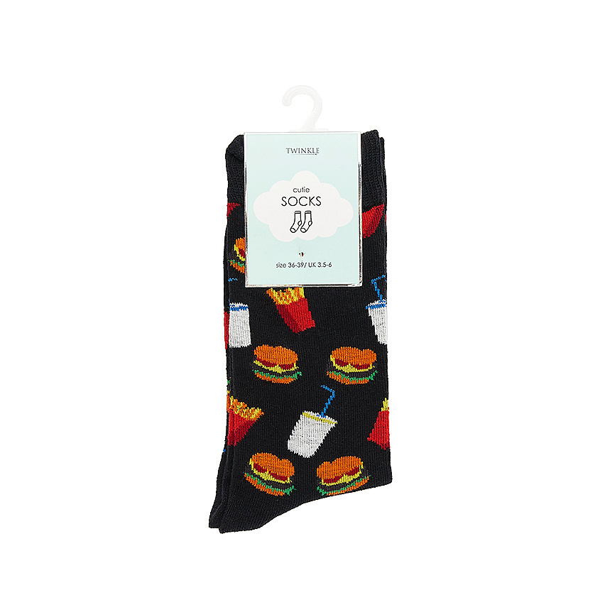 TWINKLE Носки модель Burger, цвет черный – фото 2