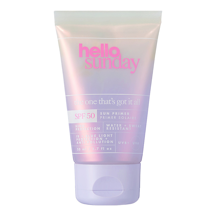 HELLO SUNDAY Праймер для лица SPF 50 The One That's Got It All Invisible Primer – фото 1