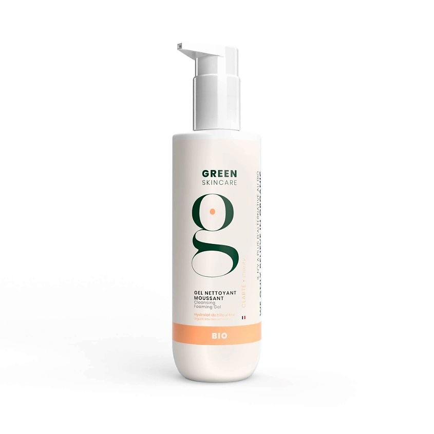 GREEN SKINCARE Очищающая гель-пенка с цветочной водой липы Clarity – фото 1