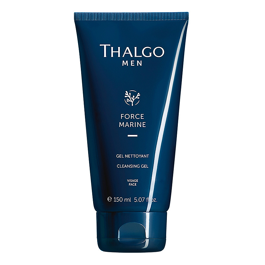 THALGO Гель для лица очищающий для мужчин Men Force Marine Cleansing Gel – фото 1