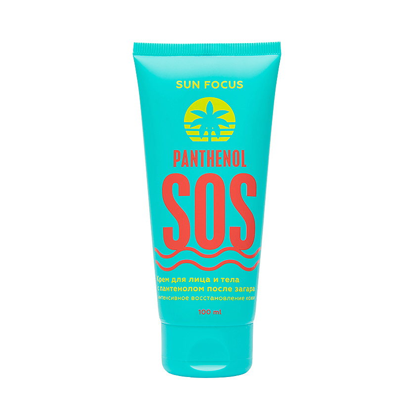 SUN FOCUS SOS-крем для лица и тела с пантенолом после загара – фото 2