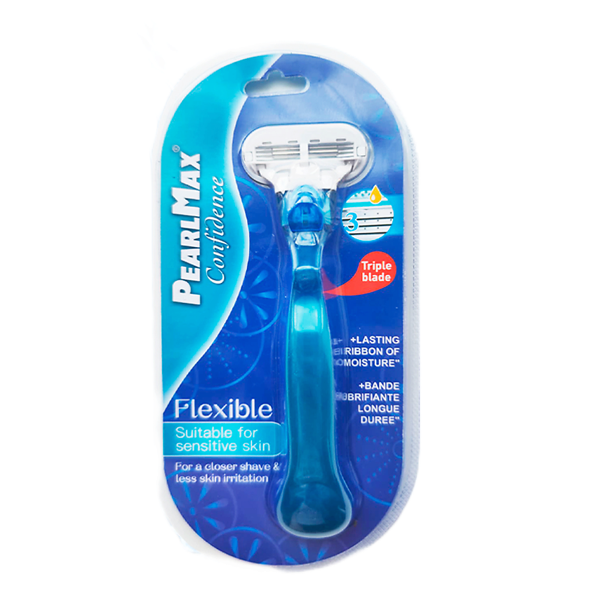 PEARLMAX Confidence Blue Станок для бритья женский – фото 1