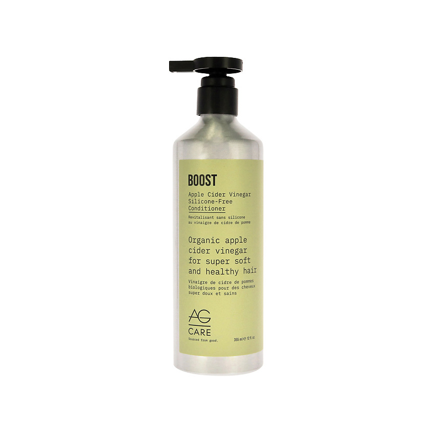 AG HAIR COSMETICS Кондиционер для волос бессульфатный Boost Apple Cider Vinegar Silicone - Free Conditioner – фото 1