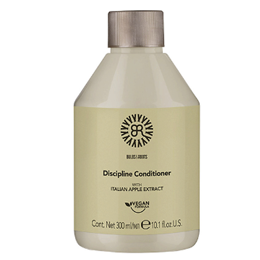 BULBS&ROOTS Кондиционер разглаживающий для непослушных волос с яблочным экстрактом, веган Discipline – фото 2