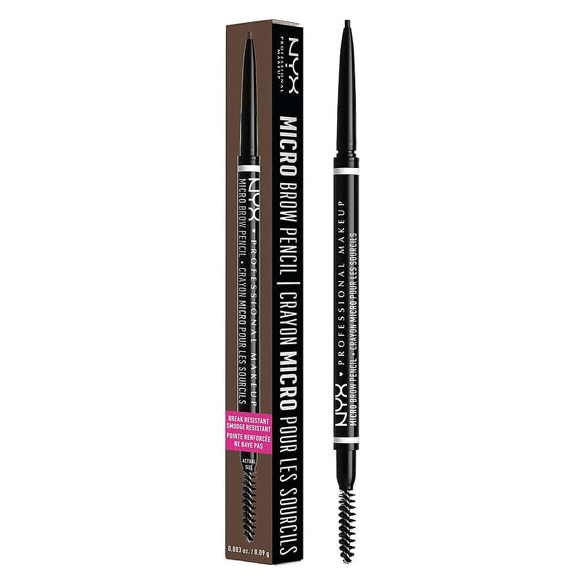 NYX PROFESSIONAL MAKEUP Ультратонкий карандаш для бровей Micro Brow – фото 1