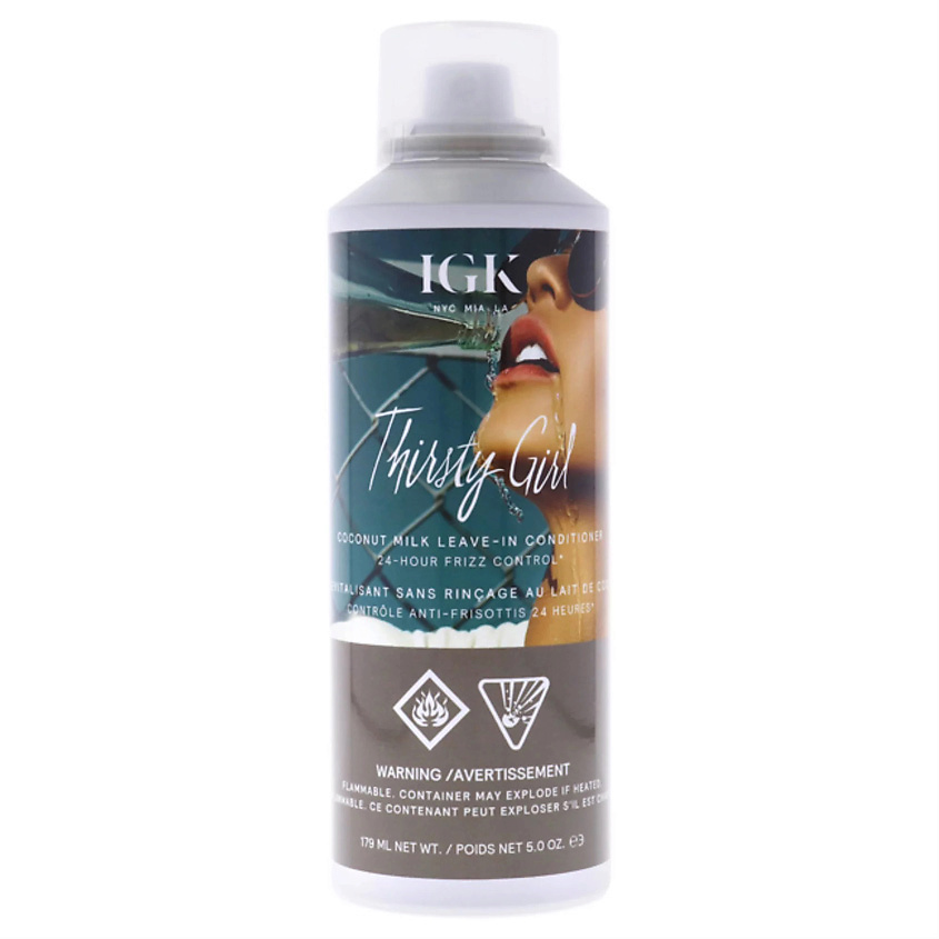 IGK Кондиционер для волос несмываемый с кокосовым молоком Thirsty Girl Coconut Milk Leave-In Conditioner – фото 2