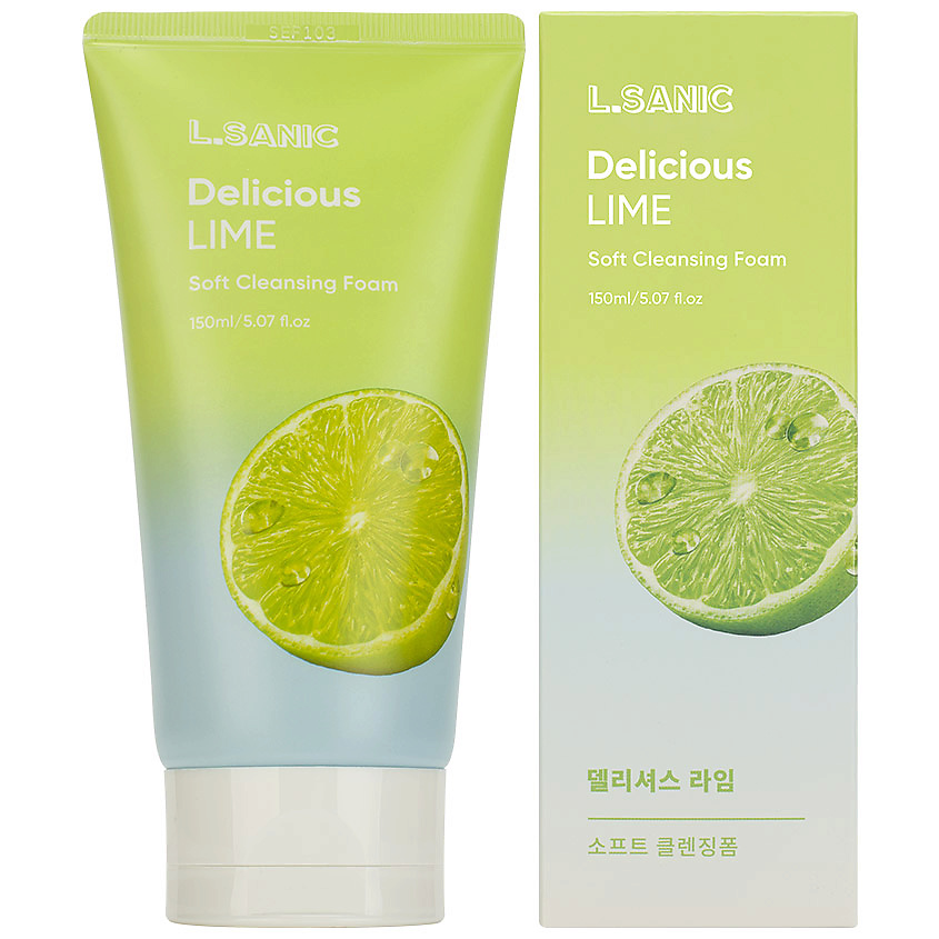 LSANIC Пенка для умывания Очищающая с экстрактом лайма Delicious Lime Soft Cleansing Foam – фото 1