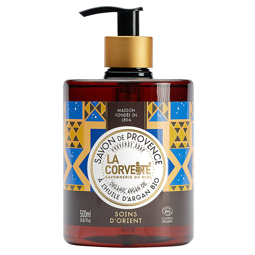 LA CORVETTE Мыло жидкое органическое Восточный ритуал Argan Oil Provence Soap – фото 1