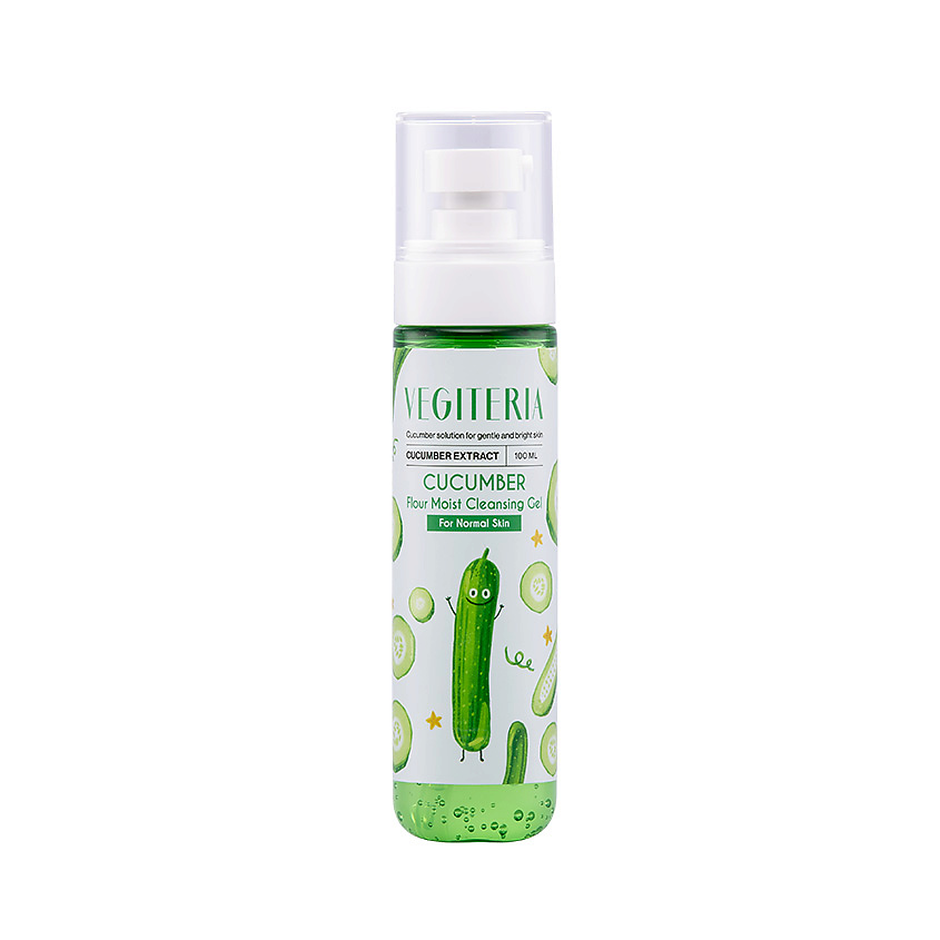 VEGITERIA Гель для умывания для нормальной и комбинированной кожи CUCUMBER – фото 2