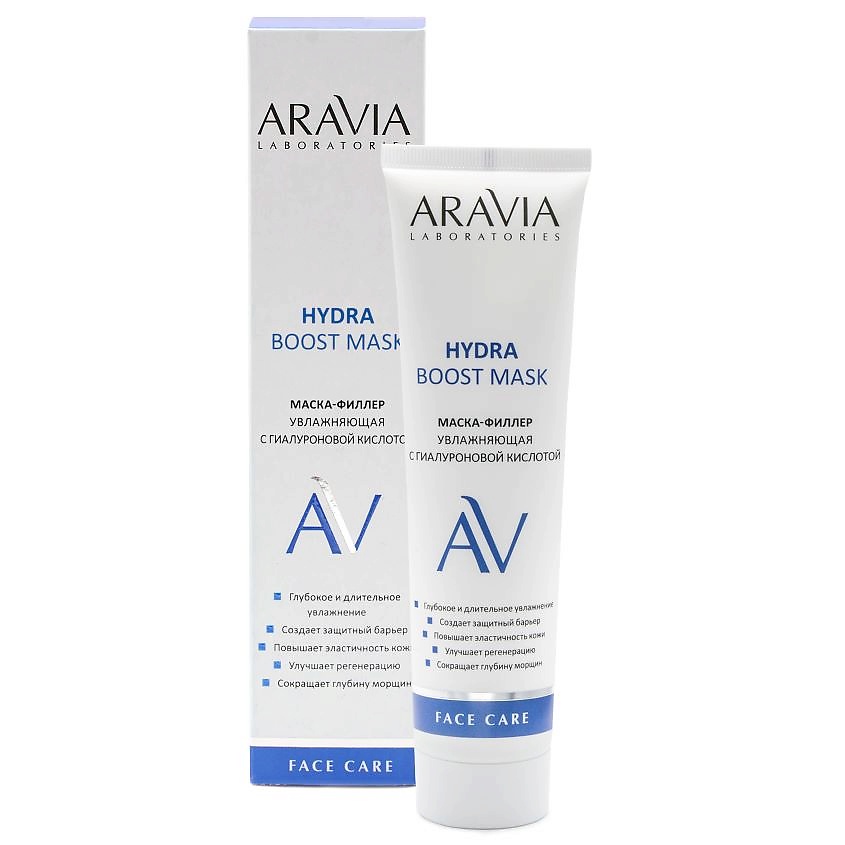 ARAVIA LABORATORIES Маска-филлер увлажняющая с гиалуроновой кислотой Hydra Boost Mask – фото 1