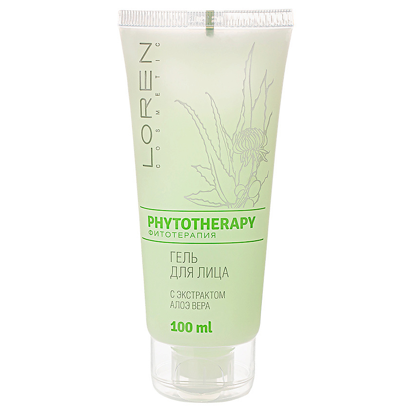 LOREN COSMETIC Гель для лица с экстрактом алоэ вера Phytotherapy – фото 2