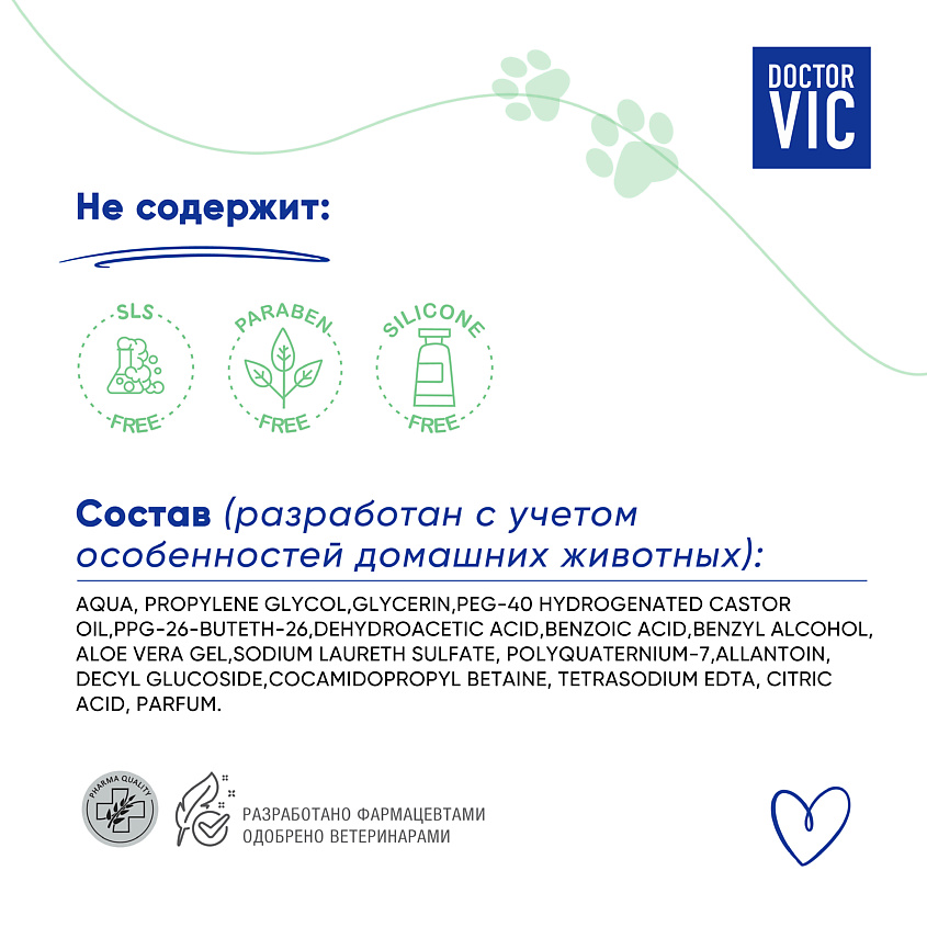 DOCTOR VIC Шампунь спрей для мытья без воды для собак и кошек – фото 6