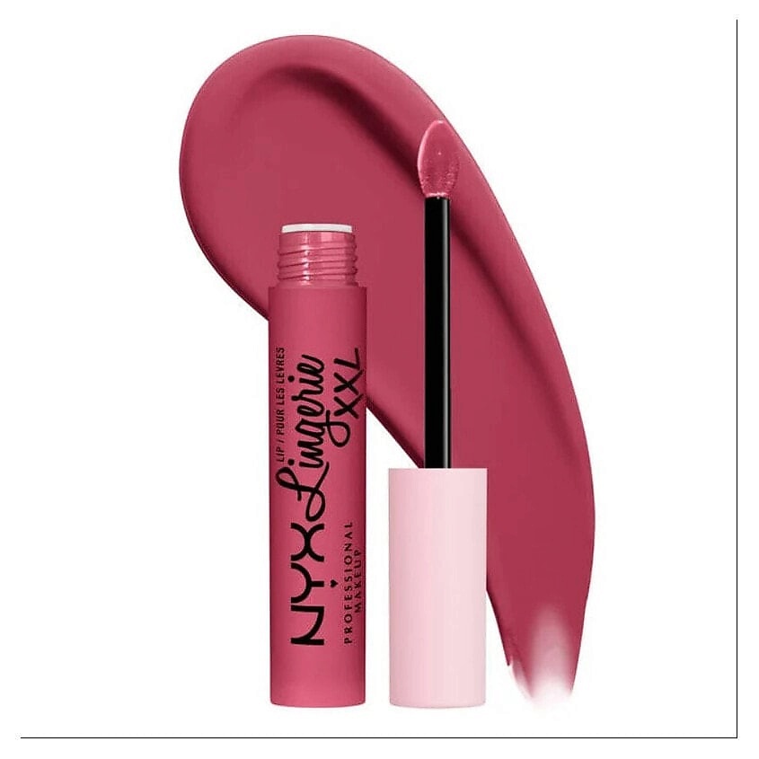 NYX PROFESSIONAL MAKEUP Жидкая матовая помада для губ Lip Lingerie XXL, 15 - Pushd Up – фото 3