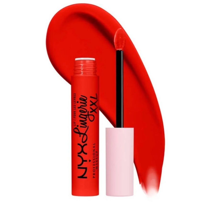 NYX PROFESSIONAL MAKEUP Жидкая матовая помада для губ Lip Lingerie XXL, 27 - On Fuego – фото 2
