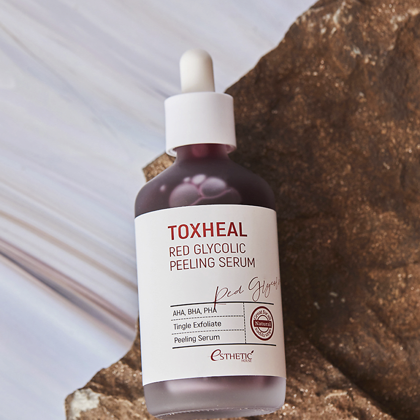 ESTHETIC HOUSE Пилинг-сыворотка гликолевая Toxheal Red Glyucolic Peeling Serum – фото 2