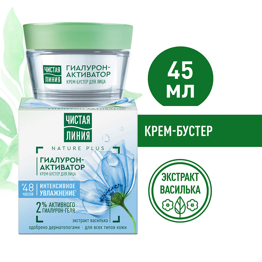 ЧИСТАЯ ЛИНИЯ ИДЕАЛЬНАЯ КОЖА Крем - Аква придающий матовость – фото 2