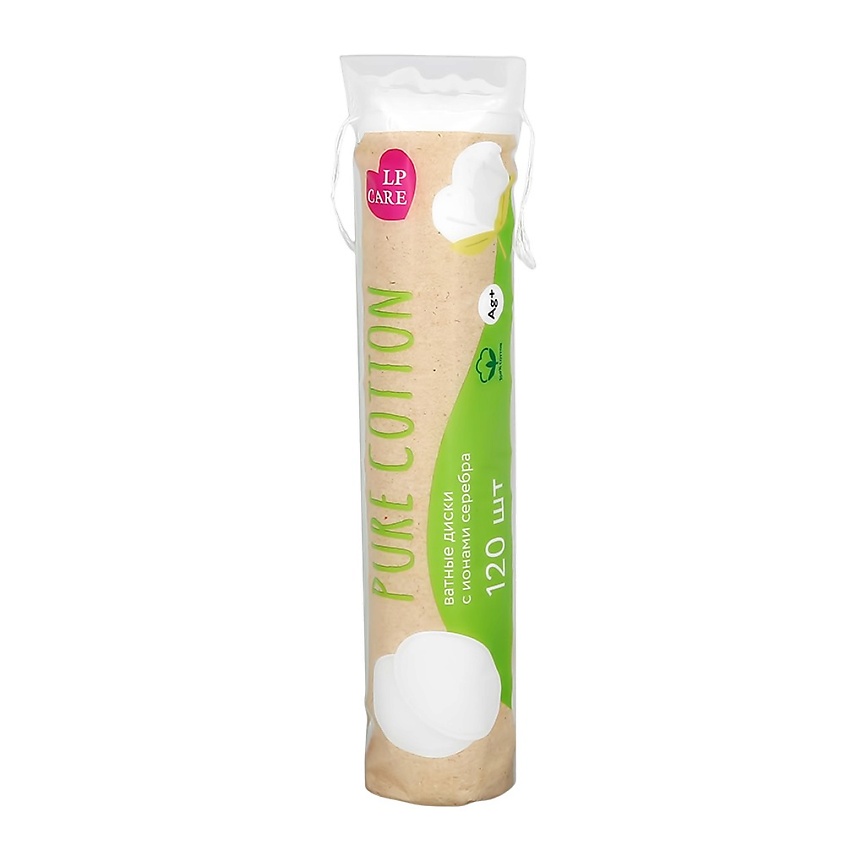 LP CARE Диски ватные PURE COTTON с добавлением ионов серебра – фото 5
