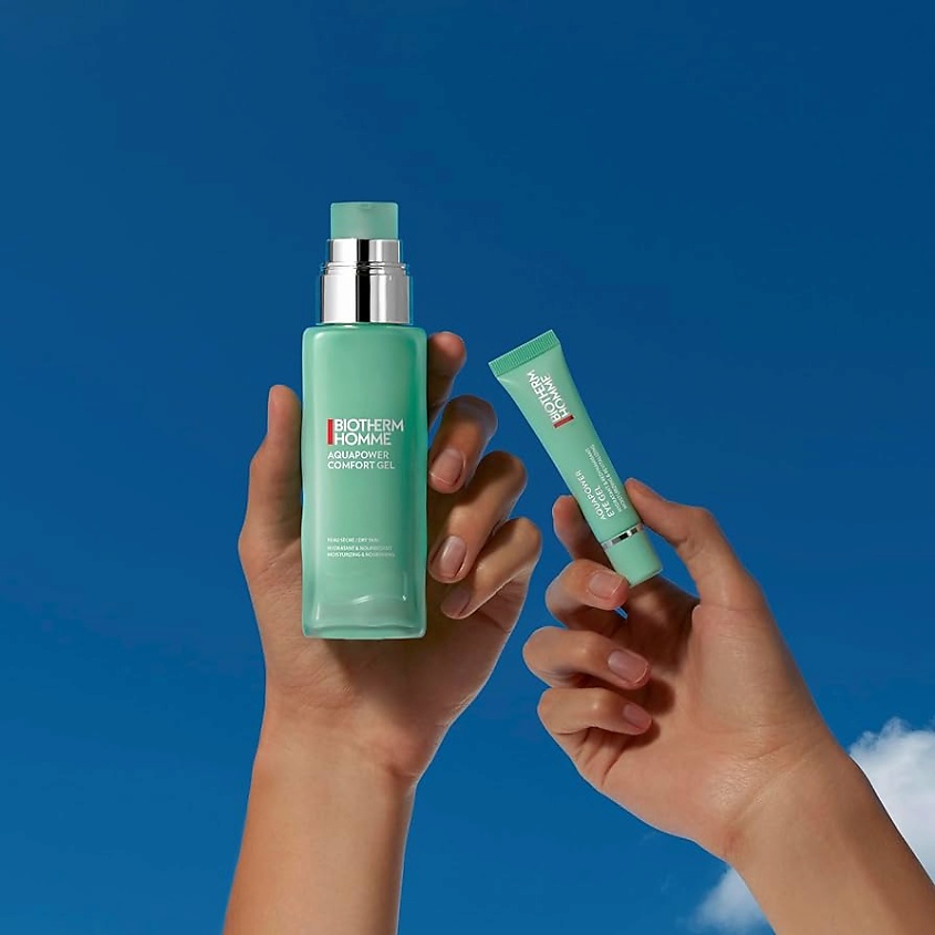BIOTHERM Мужской увлажняющий крем-гель от кругов и отеков вокруг глаз Aquapower Eye De-Puffer – фото 8